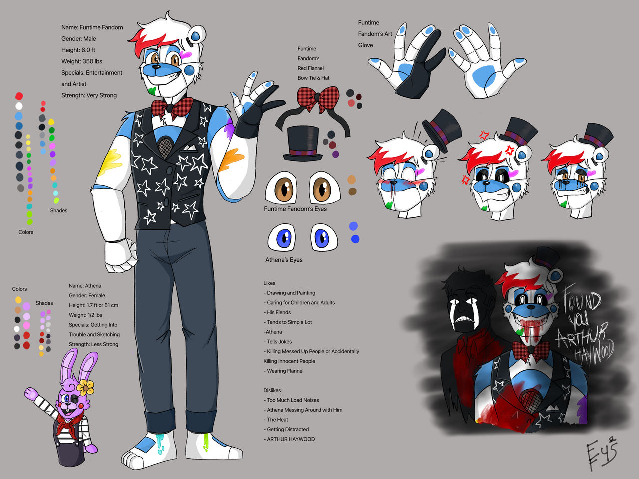 Fandom Sheet Fandom Ref sheet by FandomArtist45 on DeviantArt