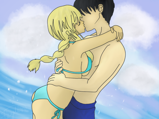 Anime Couple Kissing by ShadowFeylin on DeviantArt