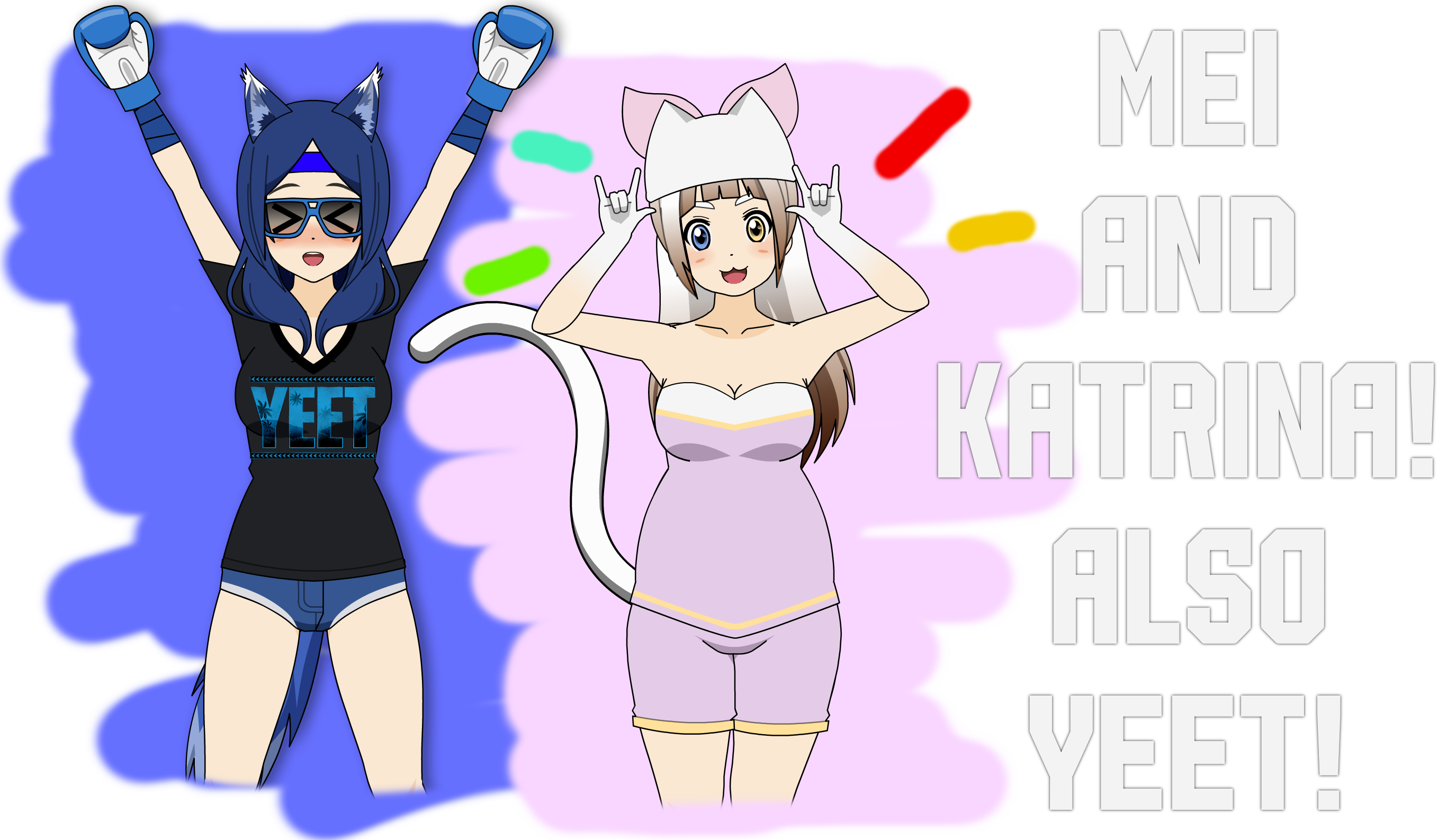 Mei and Katrina on a Freaky Night!