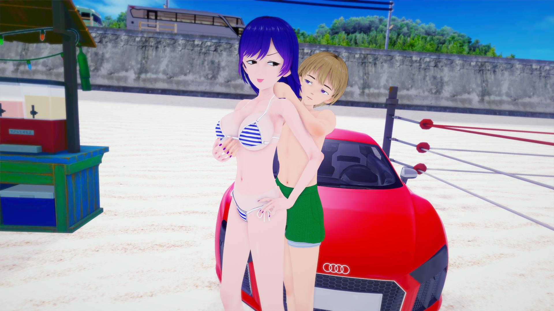 Kate and James at the Beach!