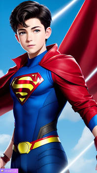 Asher Angel as Superboy (Connor Kent)
