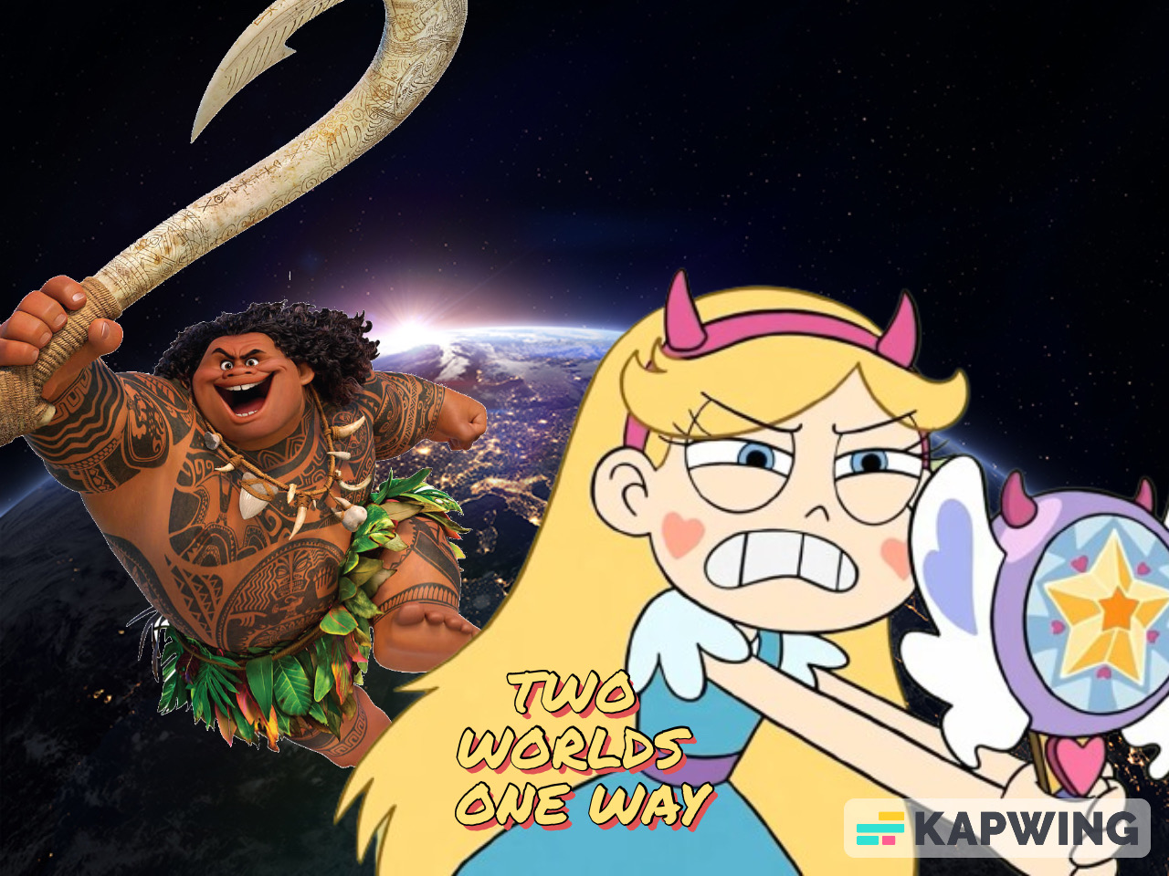 Two Worlds, One Way by tylorwilliams on DeviantArt