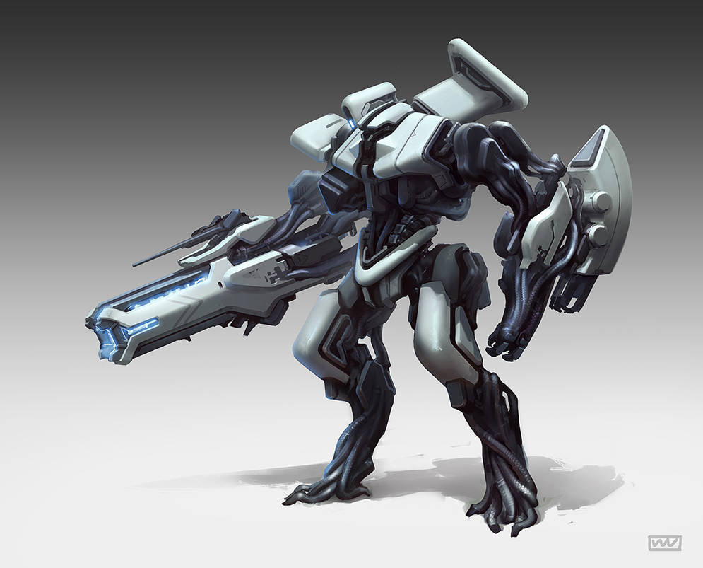 Mech Concept by rawwad on DeviantArt