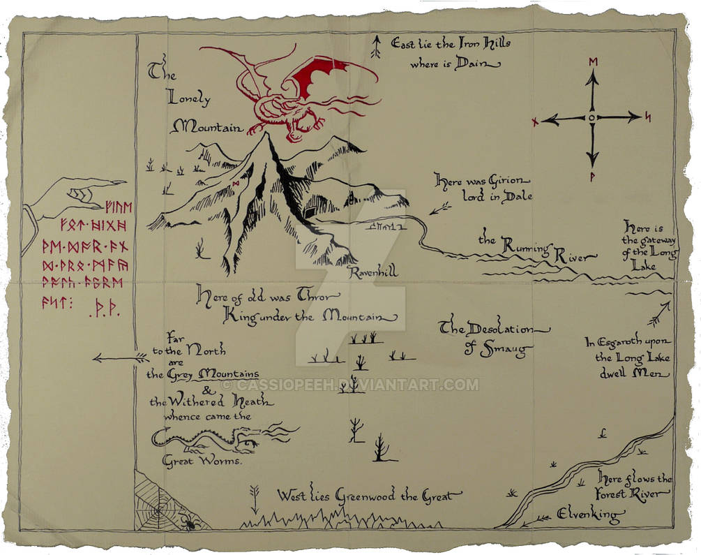 Thorin S Map By Cassiopeeh On DeviantArt