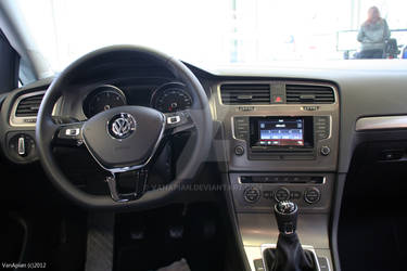 Golf 7 Cockpit 2 (Golf 7 Editorial 2012)