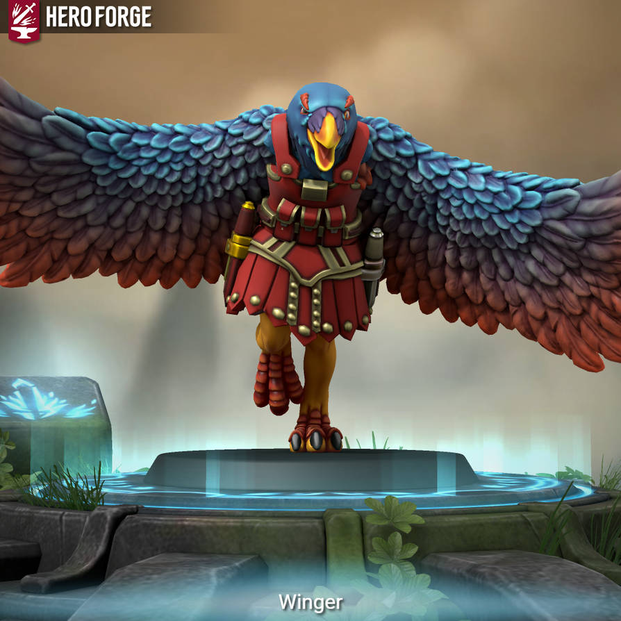 Heroforge Winger by Savage-Doki on DeviantArt