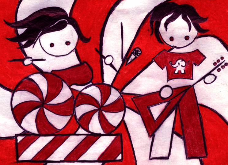 the white stripes