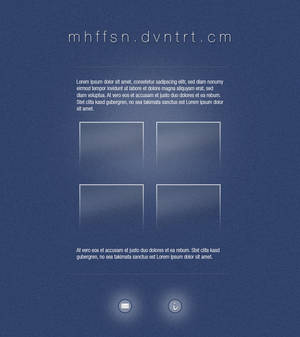 Minimalistic Website Layout
