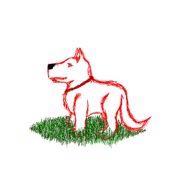 a ruff drawing by blooddragongirl on DeviantArt