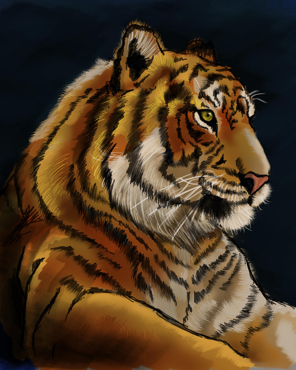 A Second Tiger by ThreeEyedFox on DeviantArt
