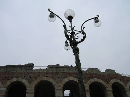 Street lamp in Italy