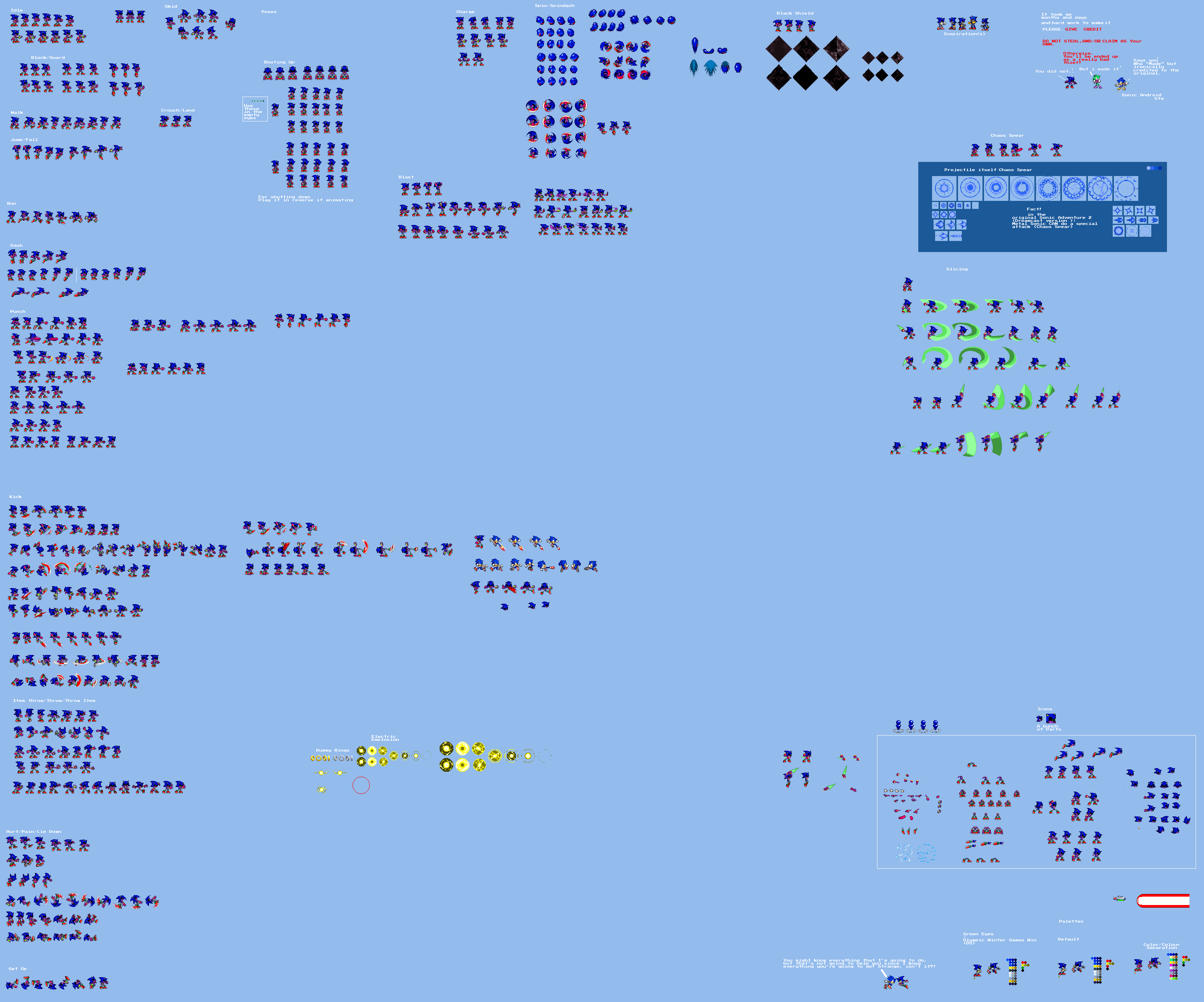 Pixilart - metal sonic sprite sheet *gif form by Tuxedoedabyss03