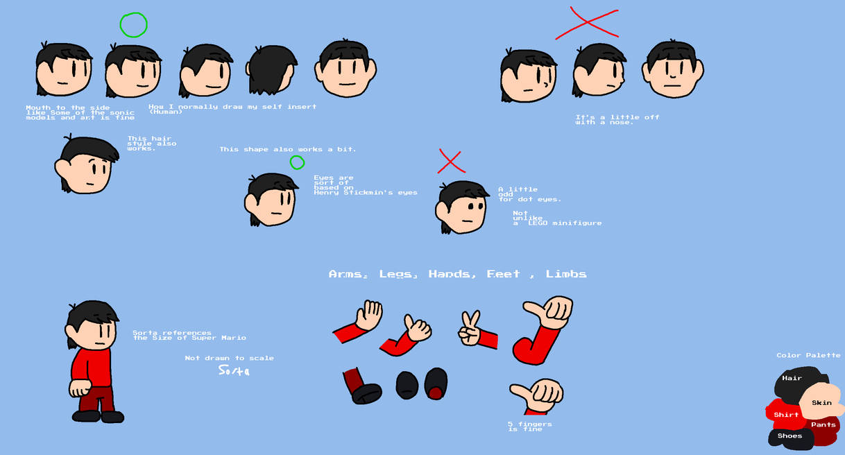 Self Insert Human Reference sheet by XPGlitz236 on DeviantArt