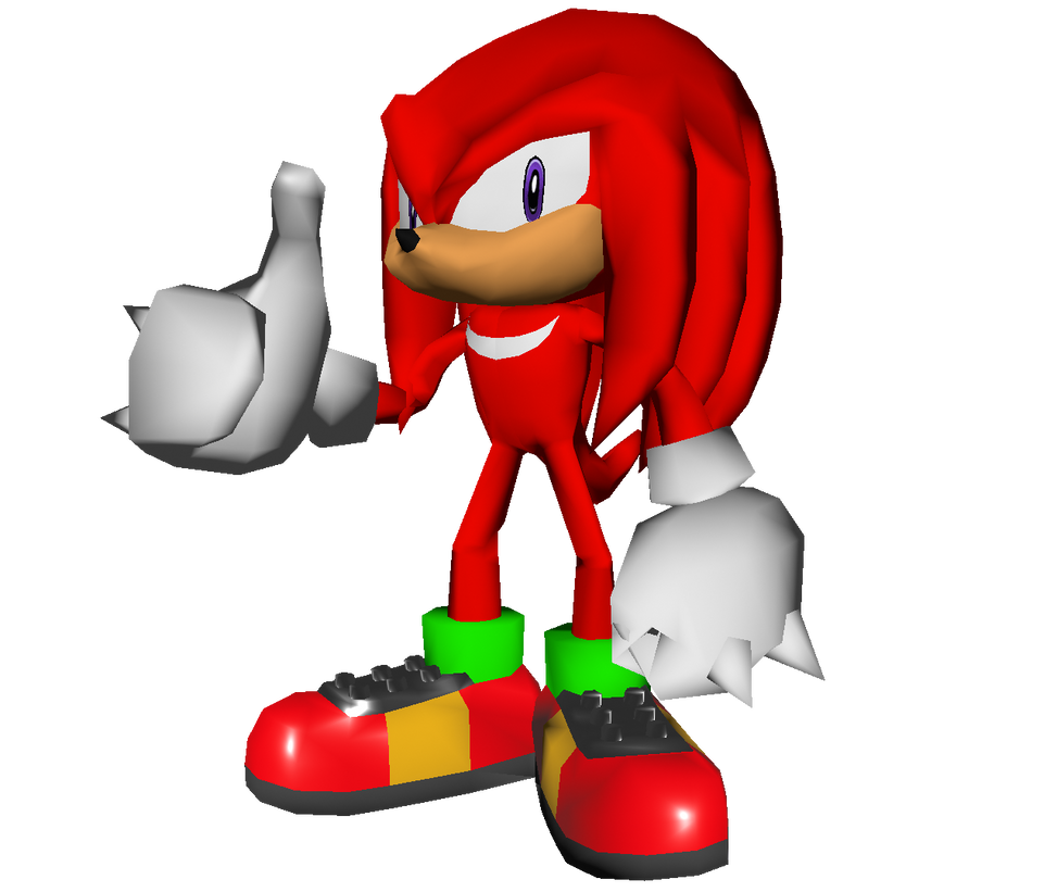 Knuckles Rende Knuckles (Sonic Heroes) Sonic Adventure Pose by XPGlitz236 on DeviantArt