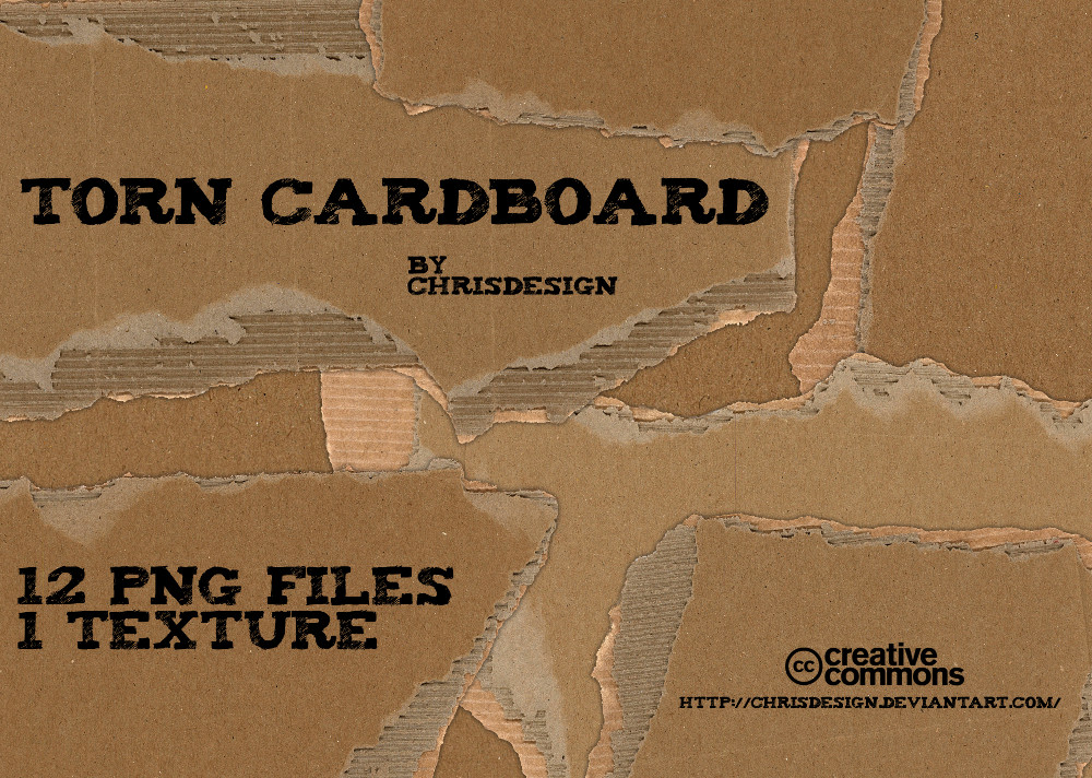 Torn Cardboard Textures