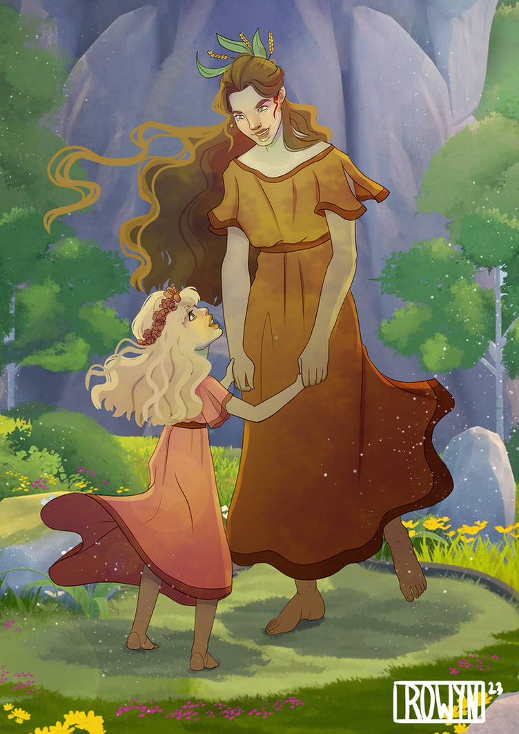 AG: Demeter and Persephone Dancing by Rowyn25 on DeviantArt