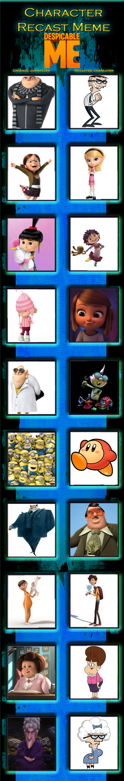 Recast Deviantart Base My Recast for Despicable Me by BB-5 on DeviantArt
