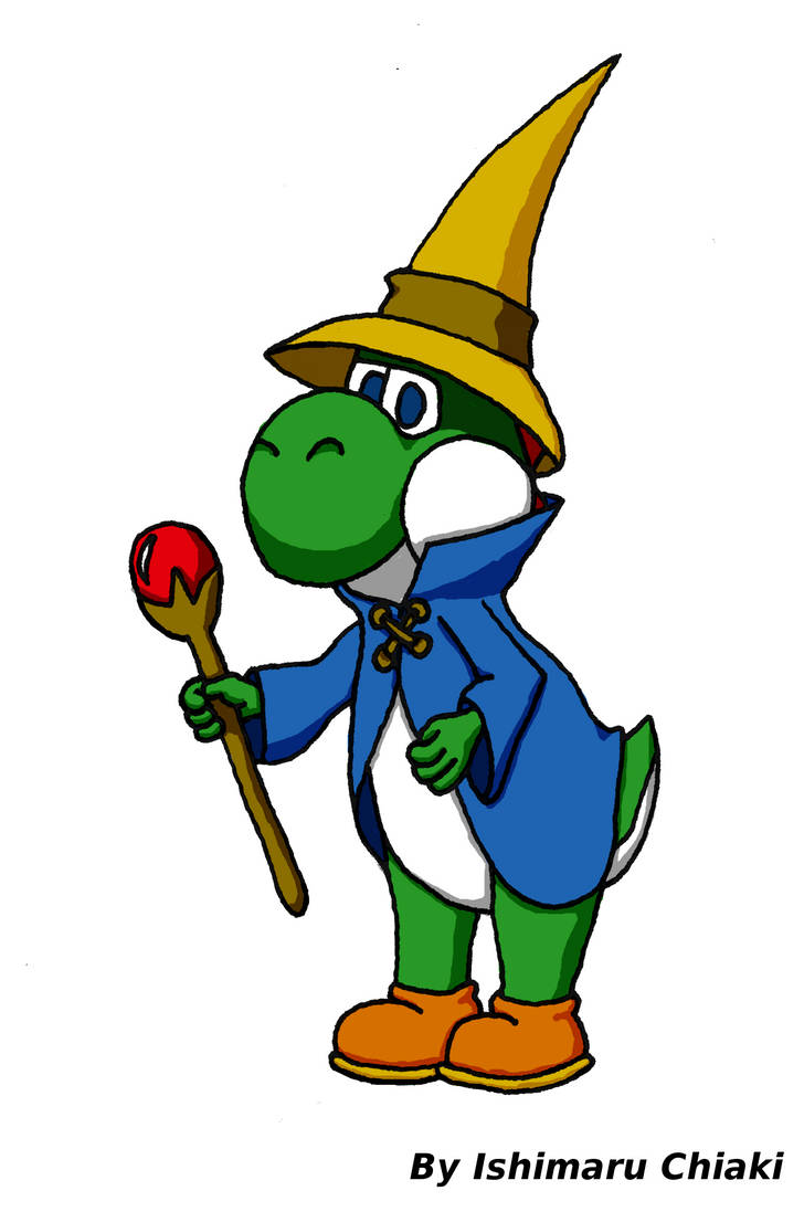 Black Mage Yoshi by Ishimaru-Chiaki on DeviantArt