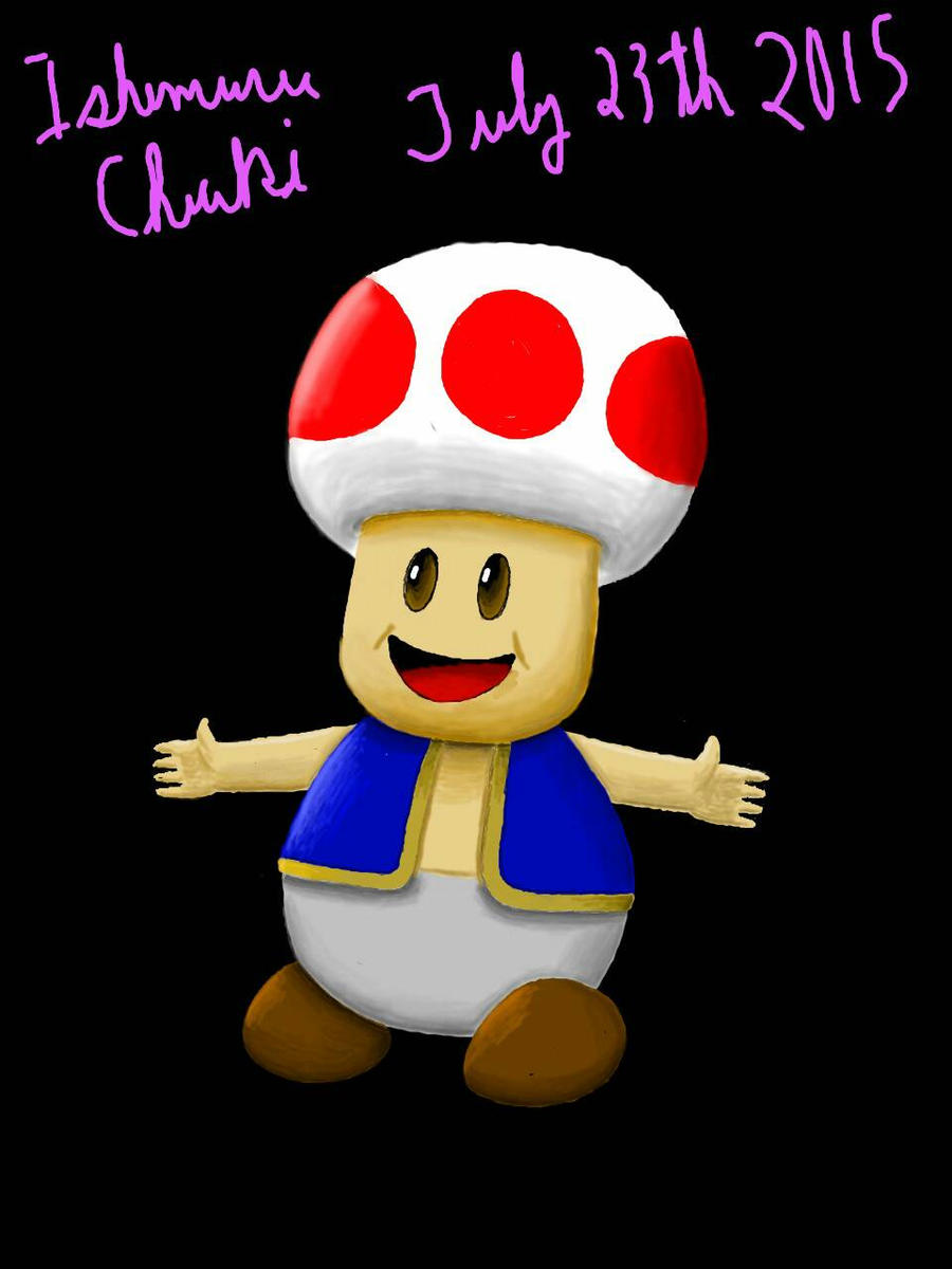 Toad, done on my 3ds