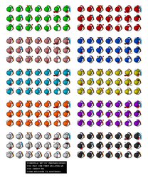 [Available on GitHub] Yoshimoji set in 10 colors