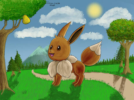 Oh ! Eevee found a Berry !