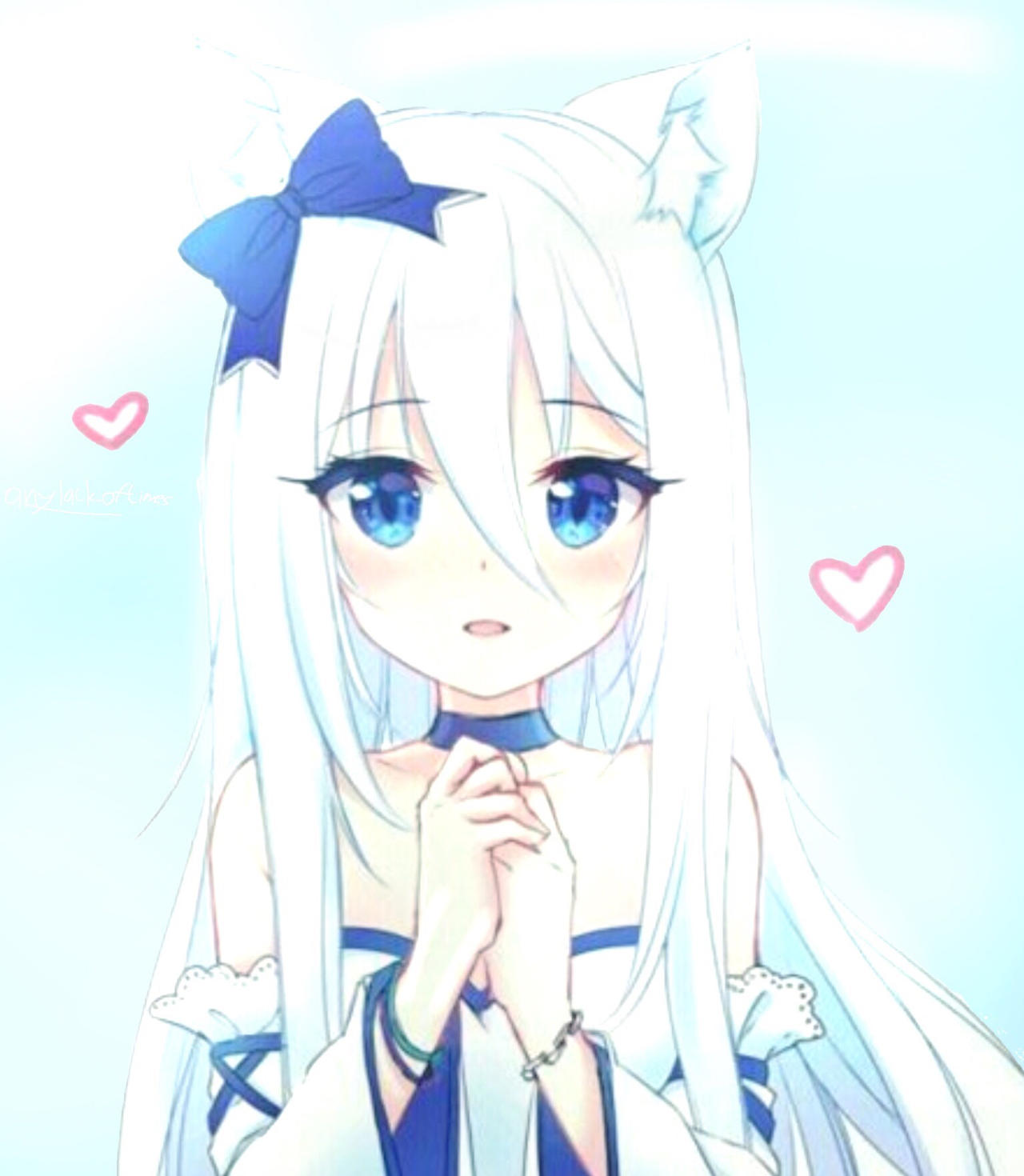 Blue Anime Neko Girl By Anylackoftimes On Deviantart Blue Anime Neko Girl By Anylackoftimes On Deviantart