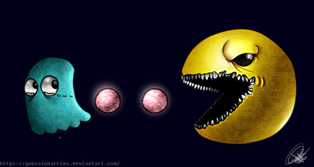 Pac Man Rage Deviantart Pacman by GONZALOBARRIOS on DeviantArt