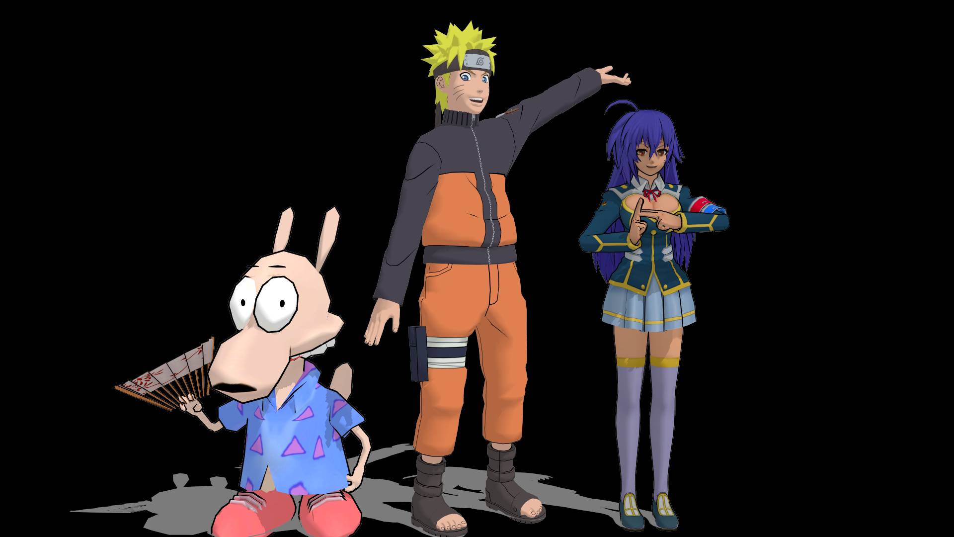 Mmd R3 MMD Render Archives: Trio of Three by NickJetixFan05 on DeviantArt