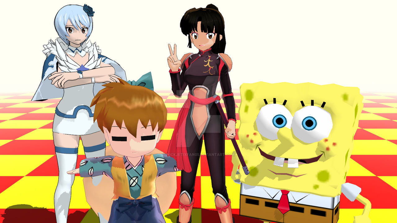 Mmd Group MMD: Group of Four by NickJetixFan05 on DeviantArt