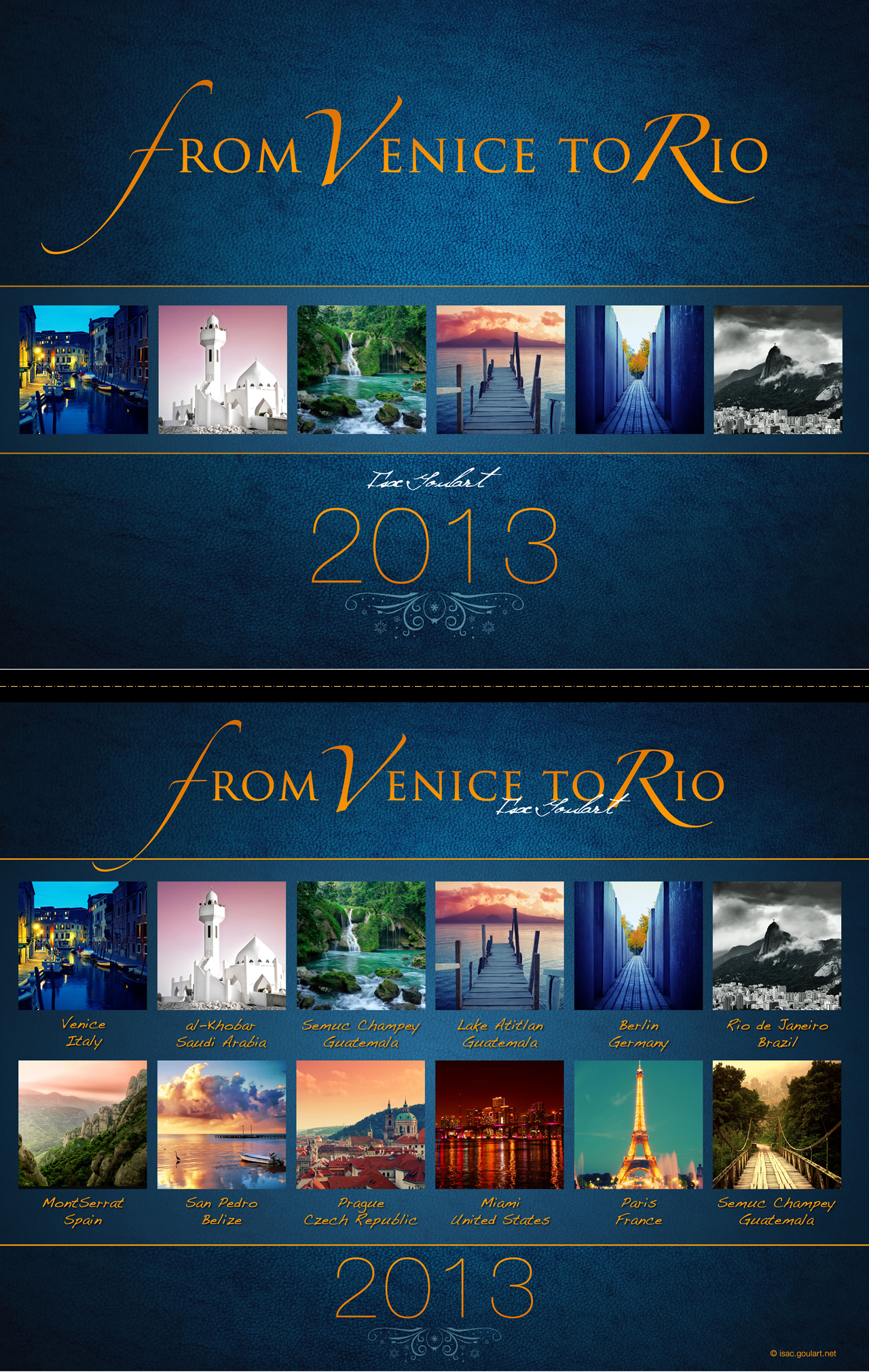 From Venice to Rio - 2013 Calendar