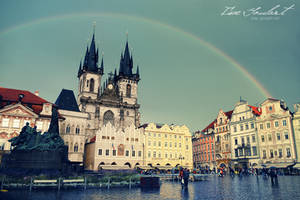 Rainbow in Prague