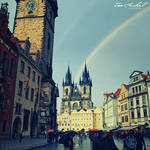 Rainbow in Prague II by IsacGoulart