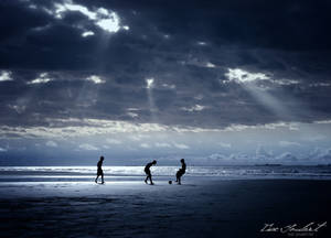 Football on the Beach