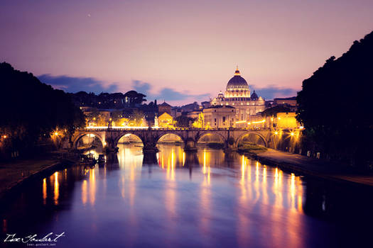 Sunset at the Vatican