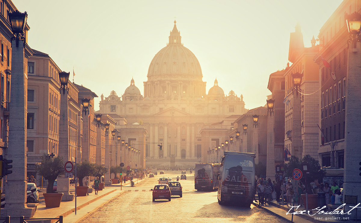 Sunset Road to the Vatican