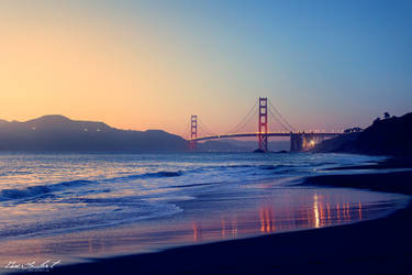 Golden Gate at Sunset by IsacGoulart