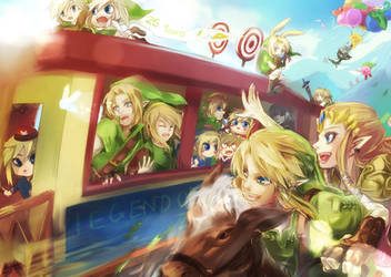 25 years Legend of Zelda by Miyukiko
