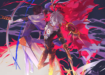 [FGO] Arjuna and Karna 2