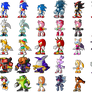 Sonic Runners - Character Roster!!