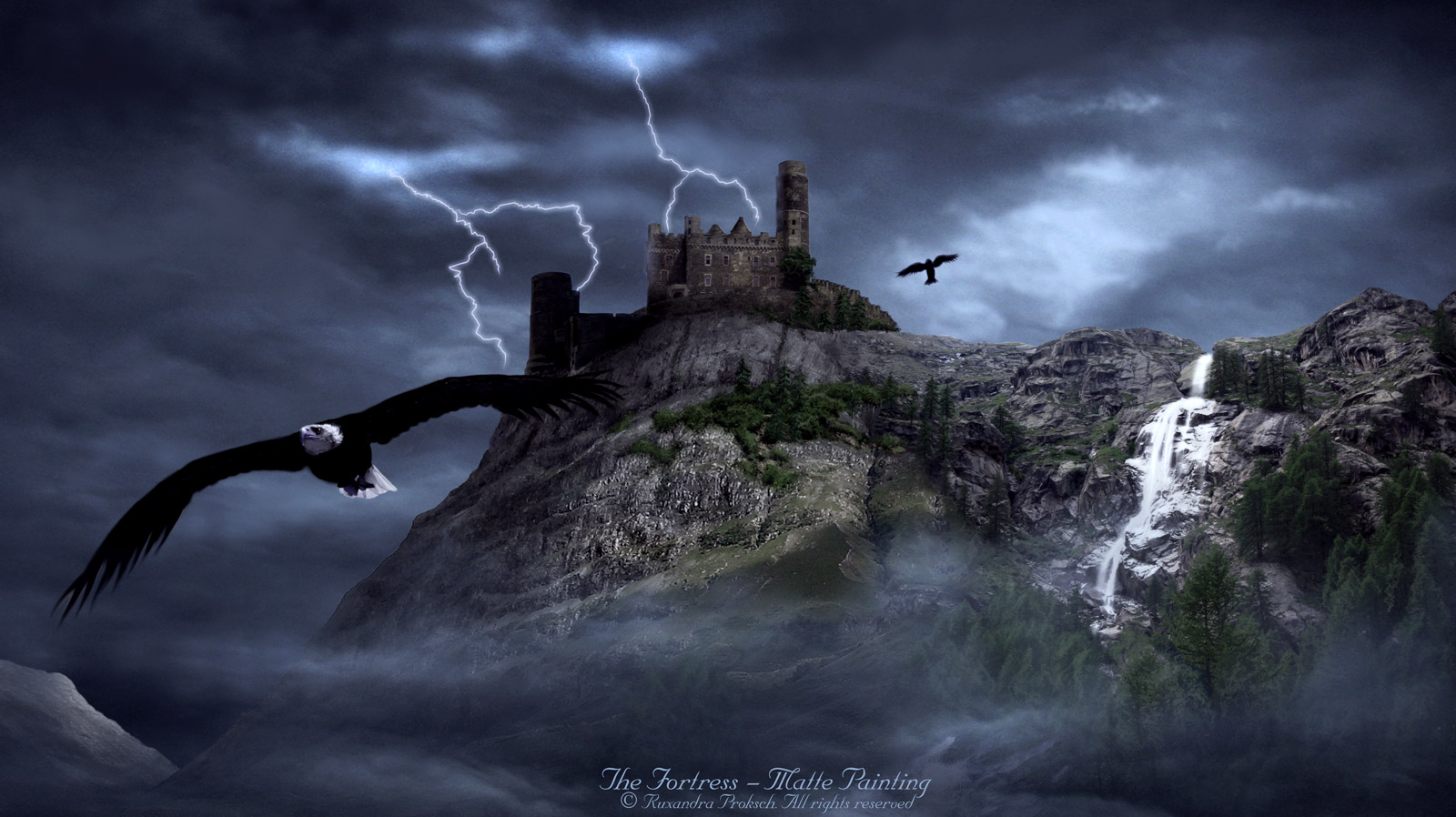 The Fortress - Matte Painting