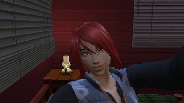 Shuichi (Kurama) Sims 4 Selfie