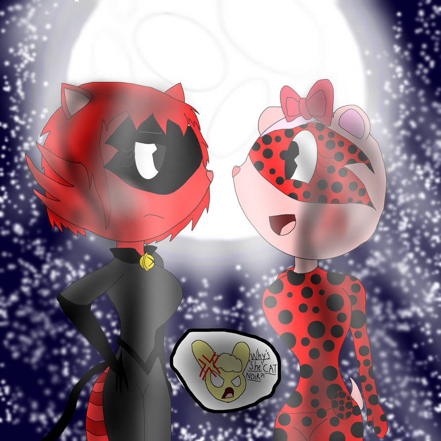 Htf: Axel and Giggles as Ladybug and Cat Noir by BadHarleyluck31 on ...