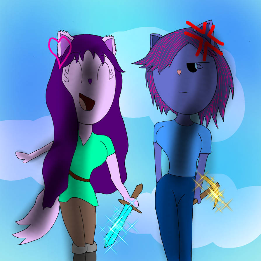 Princess Sabrina and Nika as Alex and Steve by BadHarleyluck31 on