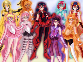Sailor-Senshi-Maker-wide Ladybug girls