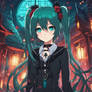 A troubled Hatsune Miku