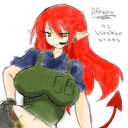 Athena as Wesker S.T.A.R.S