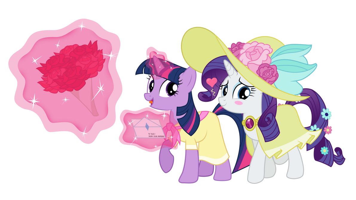 MLP FiM Vector - Twilight and Rarity #2 by Twilirity on DeviantArt