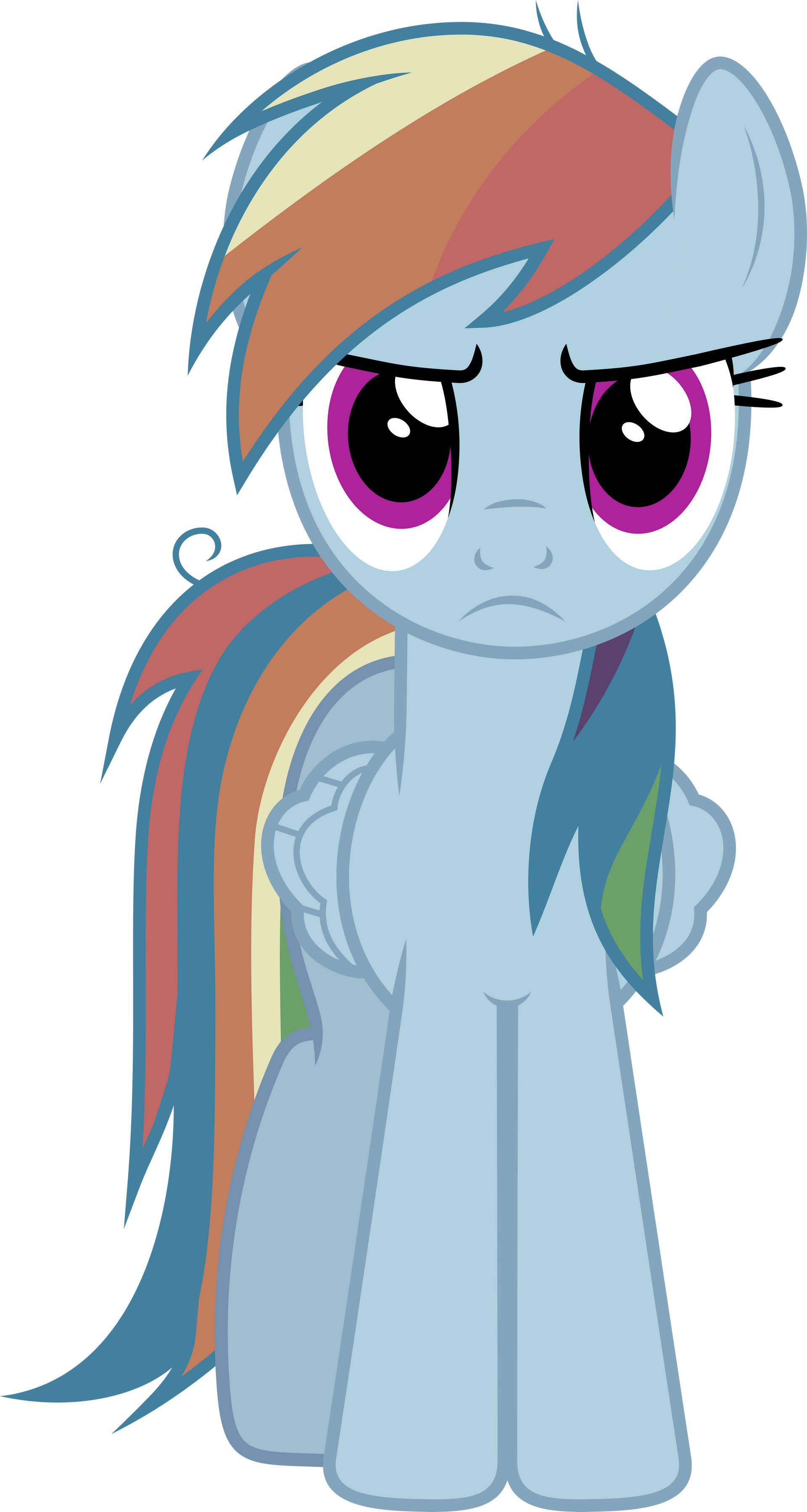 Vector Signify MLP: FiM Vector - Mean Rainbow Dash #1 by Twilirity on DeviantArt