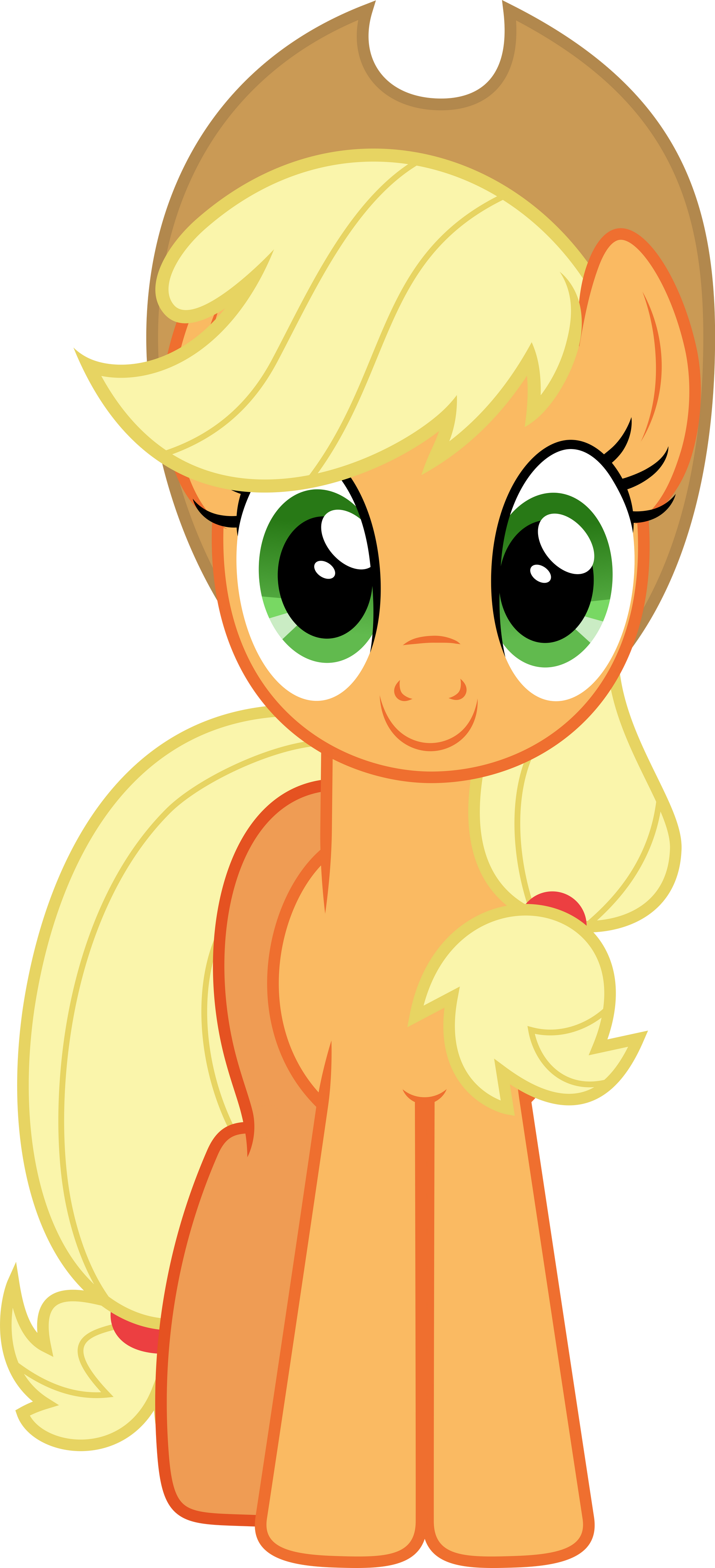 Applejack Front MLP: FiM Vector - Applejack #5 by Twilirity on DeviantArt