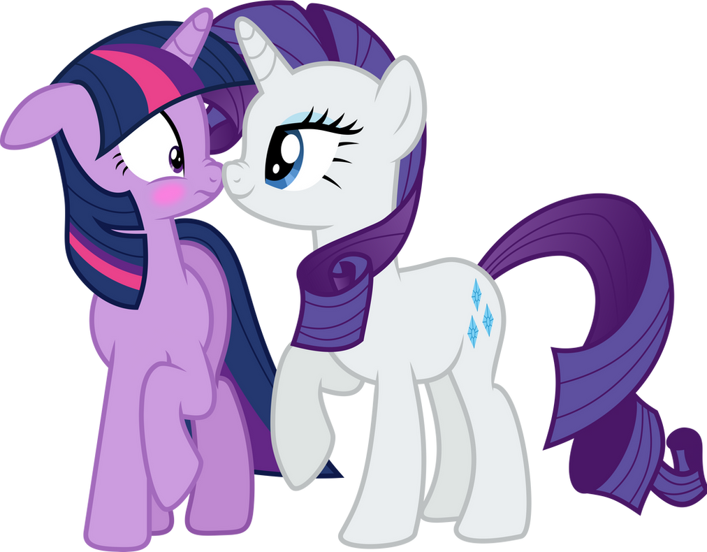 MLP FiM Vector - Twilight and Rarity #3 by Twilirity on DeviantArt
